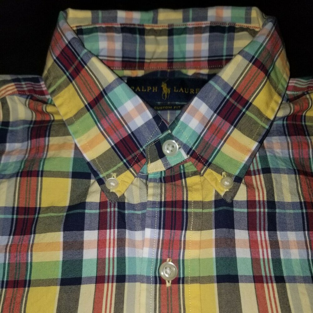Ralph Lauren Colorful Plaid Long Sleeve Shirt - Picture 6 of 8